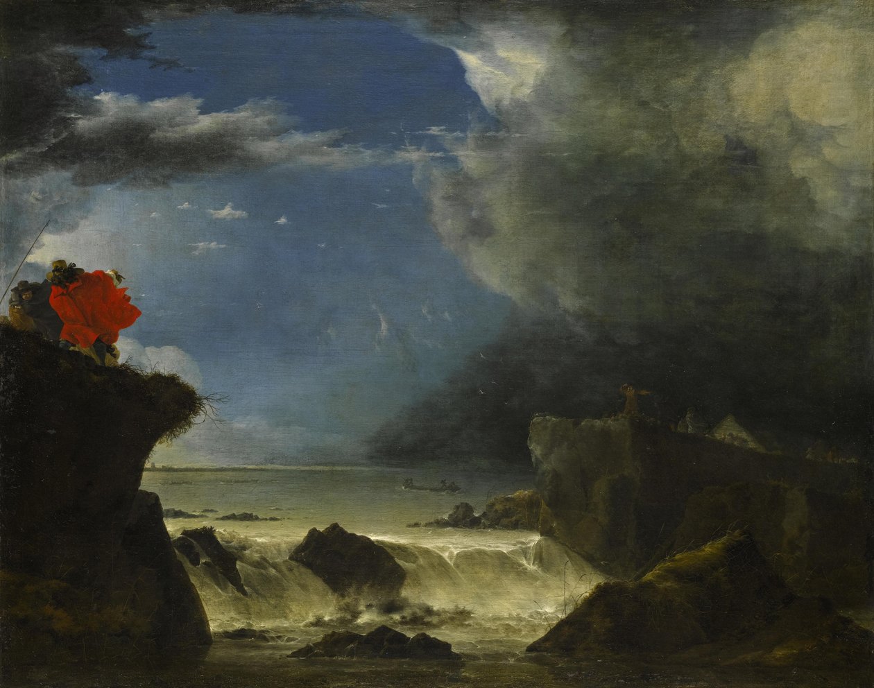 Průlom Sint Anthonisdijk v Amsterdamu od Jan Asselijn