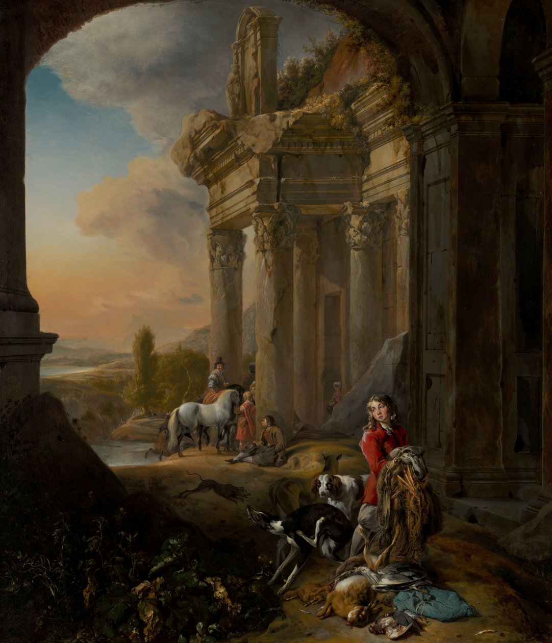 Návrat z Honby od Jan Baptist Weenix