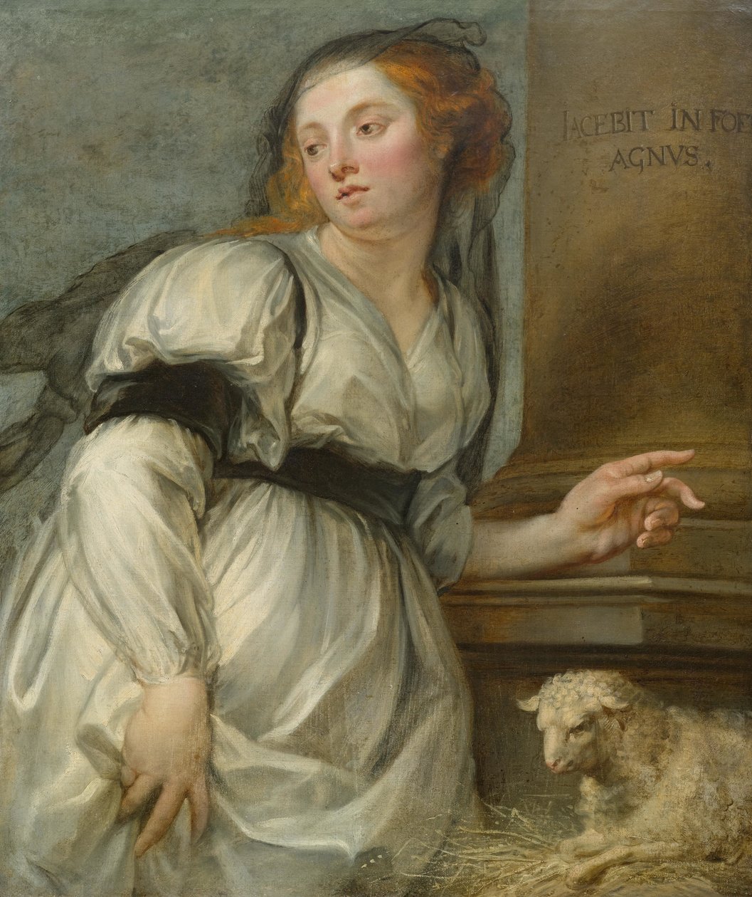 Sibylle (Erythraean nebo Sami Sibyl) z cyklu 12 Sibylů od Jan Boeckhorst