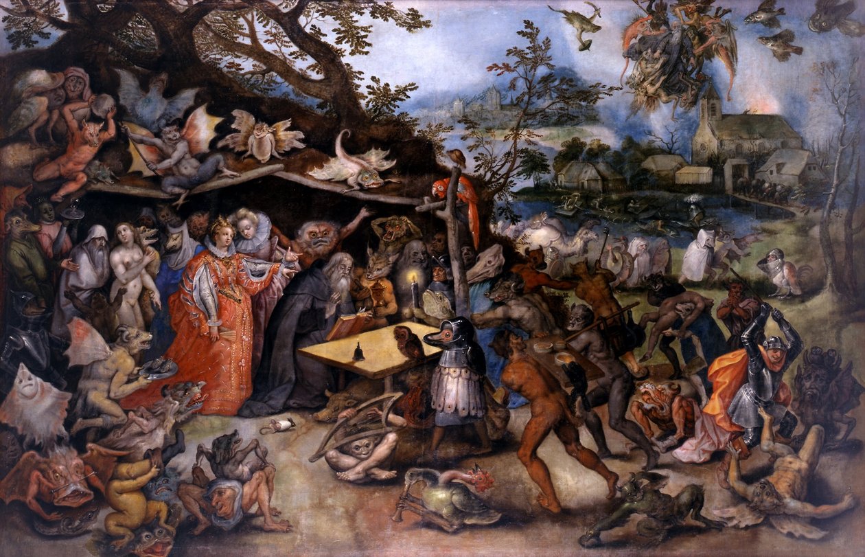 Pokušení Sa _Antonio Abad od Jan the Elder Brueghel