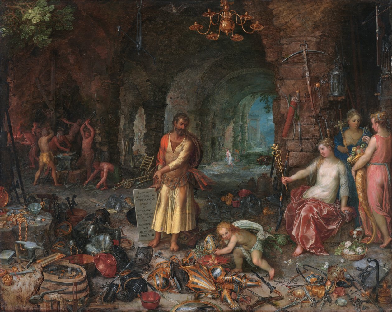 Proroctví proroka Izajáše od Jan the Elder Brueghel