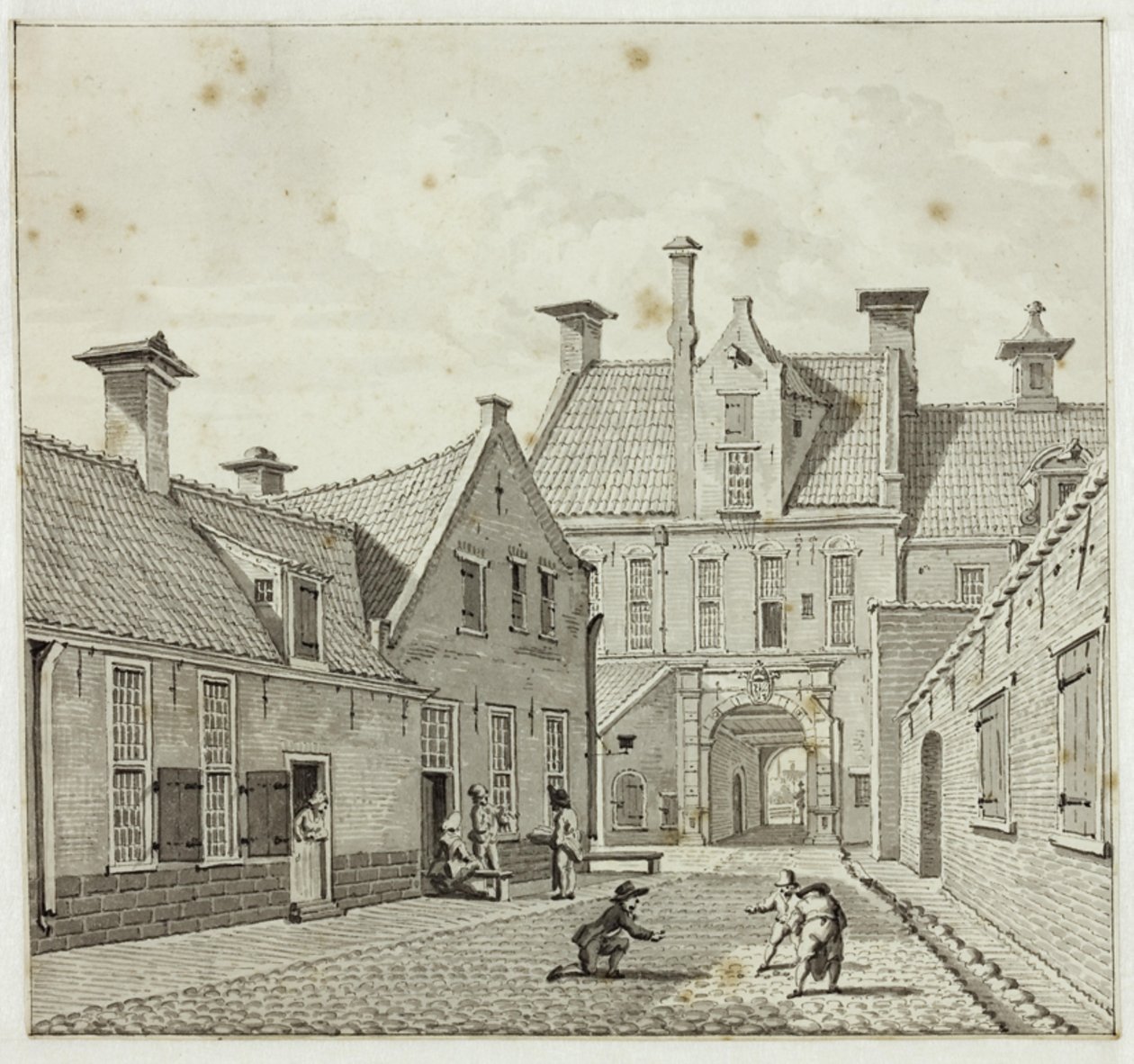 Gardepoort z Turfstraat od Jan Bulthuis