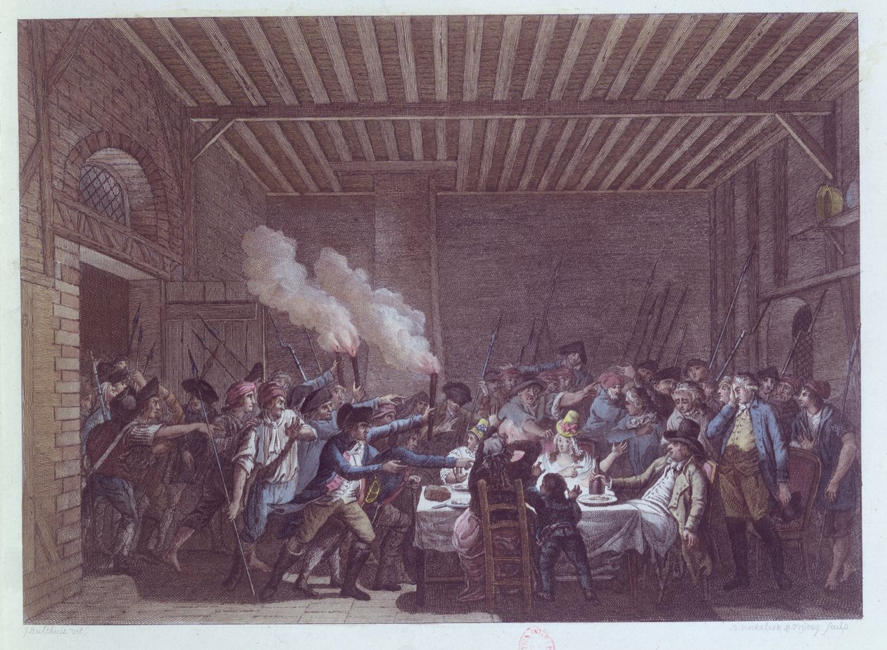 Zatčení Ludvíka XVI. (1754-93) ve Varennes, 22. června 1791 od Jan Bulthuis