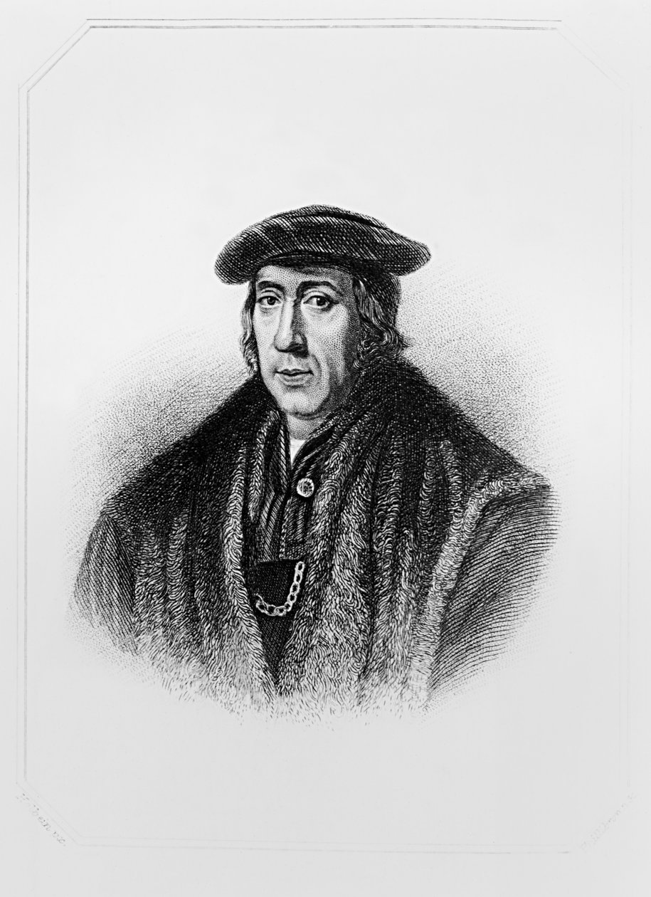 Portrét sira Johna Morea (asi 1451-1530) z „Lodge