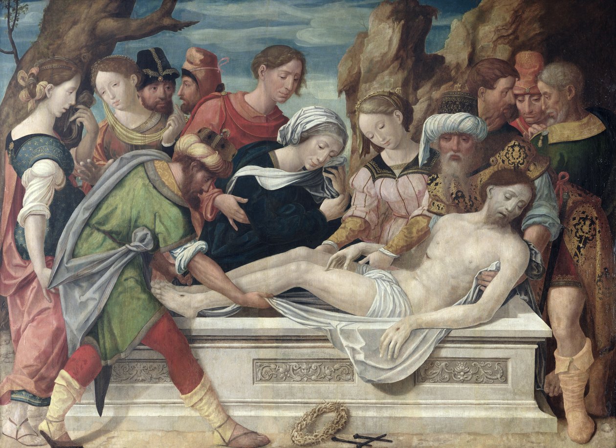 Pohřeb od Jan Cornelisz Vermeyen