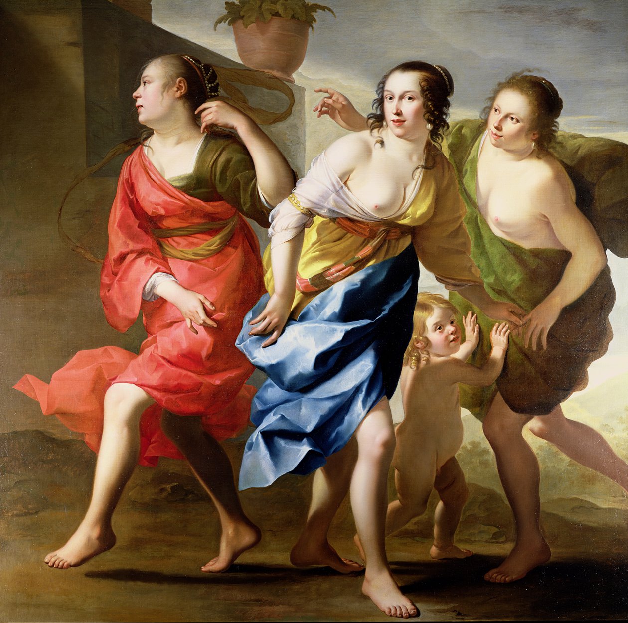 Tři Grácie od Gerrit van Honthorst