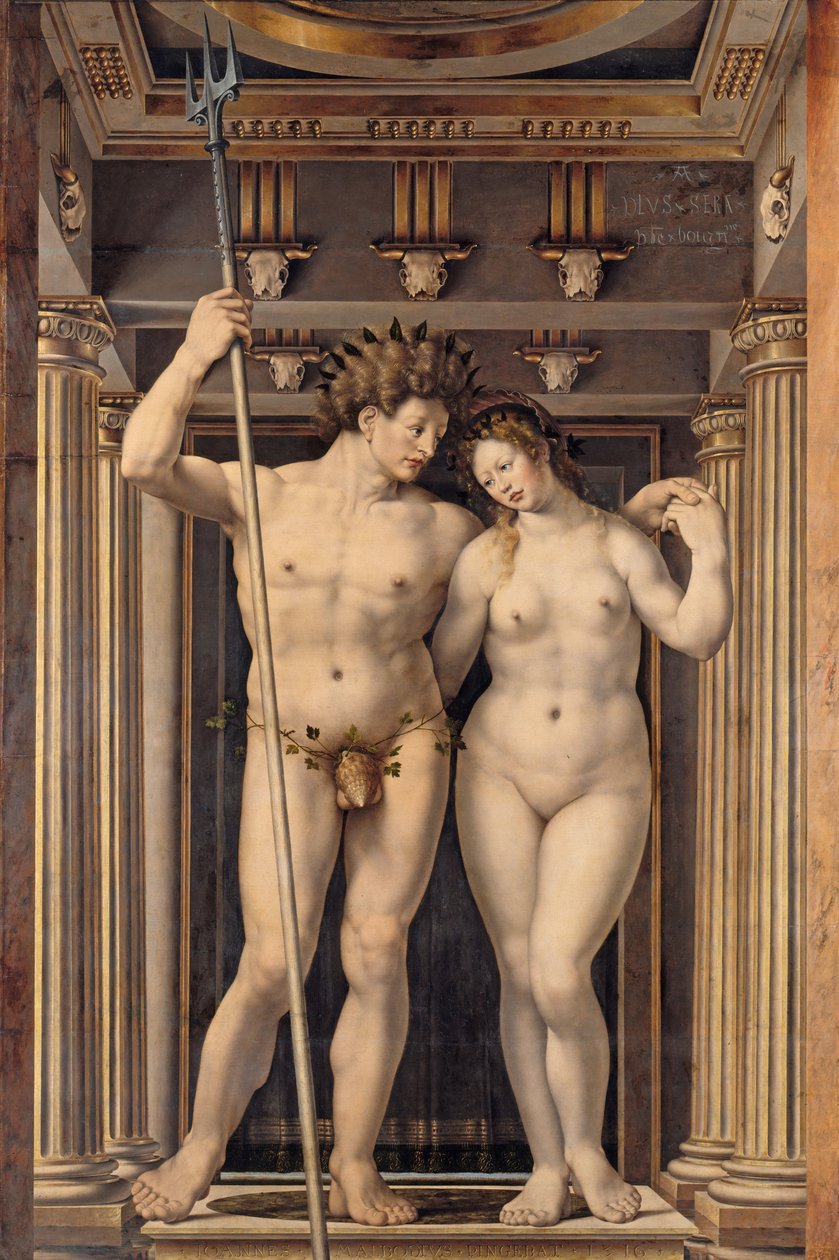 Neptun a Amfitrit od Jan Gossaert