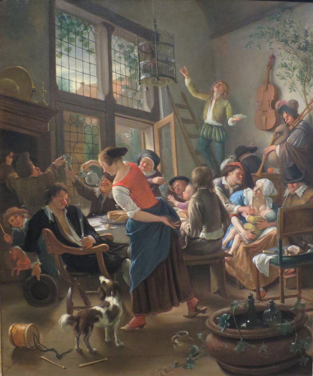 Slavnostní rodinné jídlo od Jan Havickszoon Steen