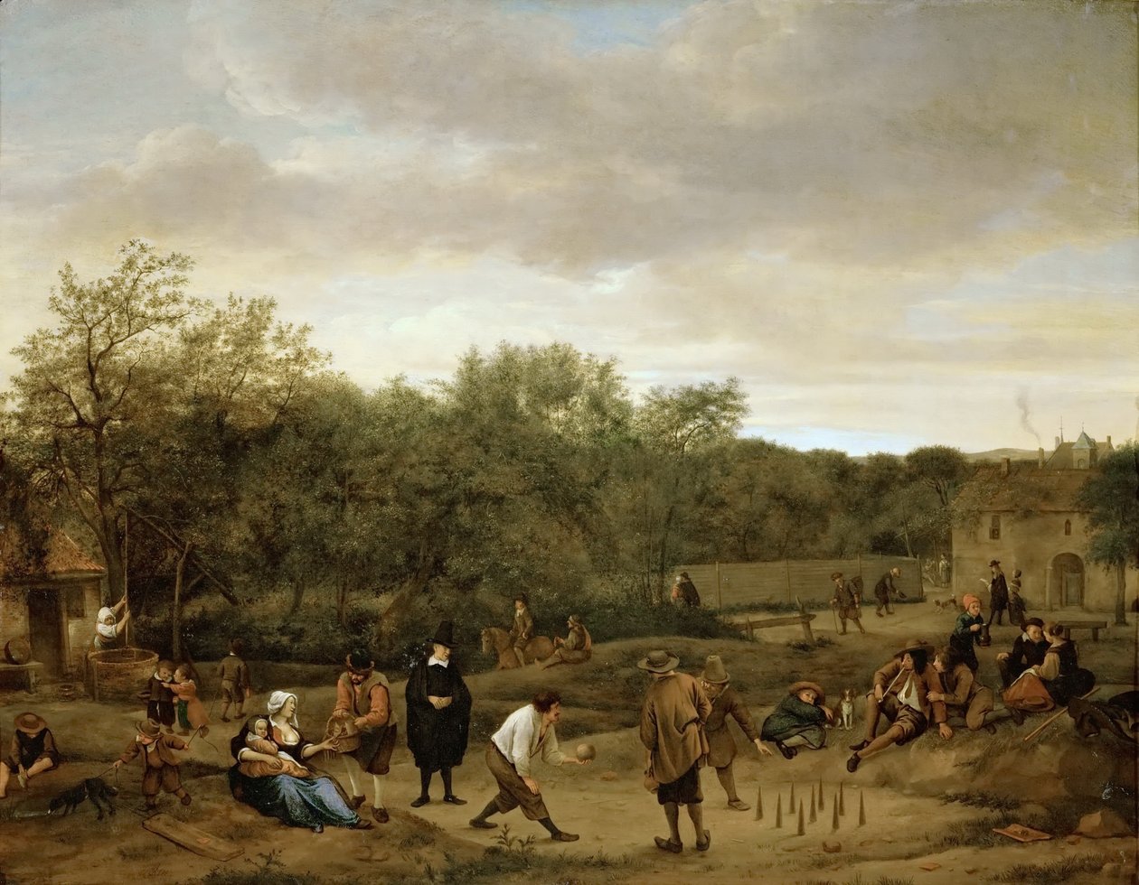 Bowlingová hra od Jan Havickszoon Steen