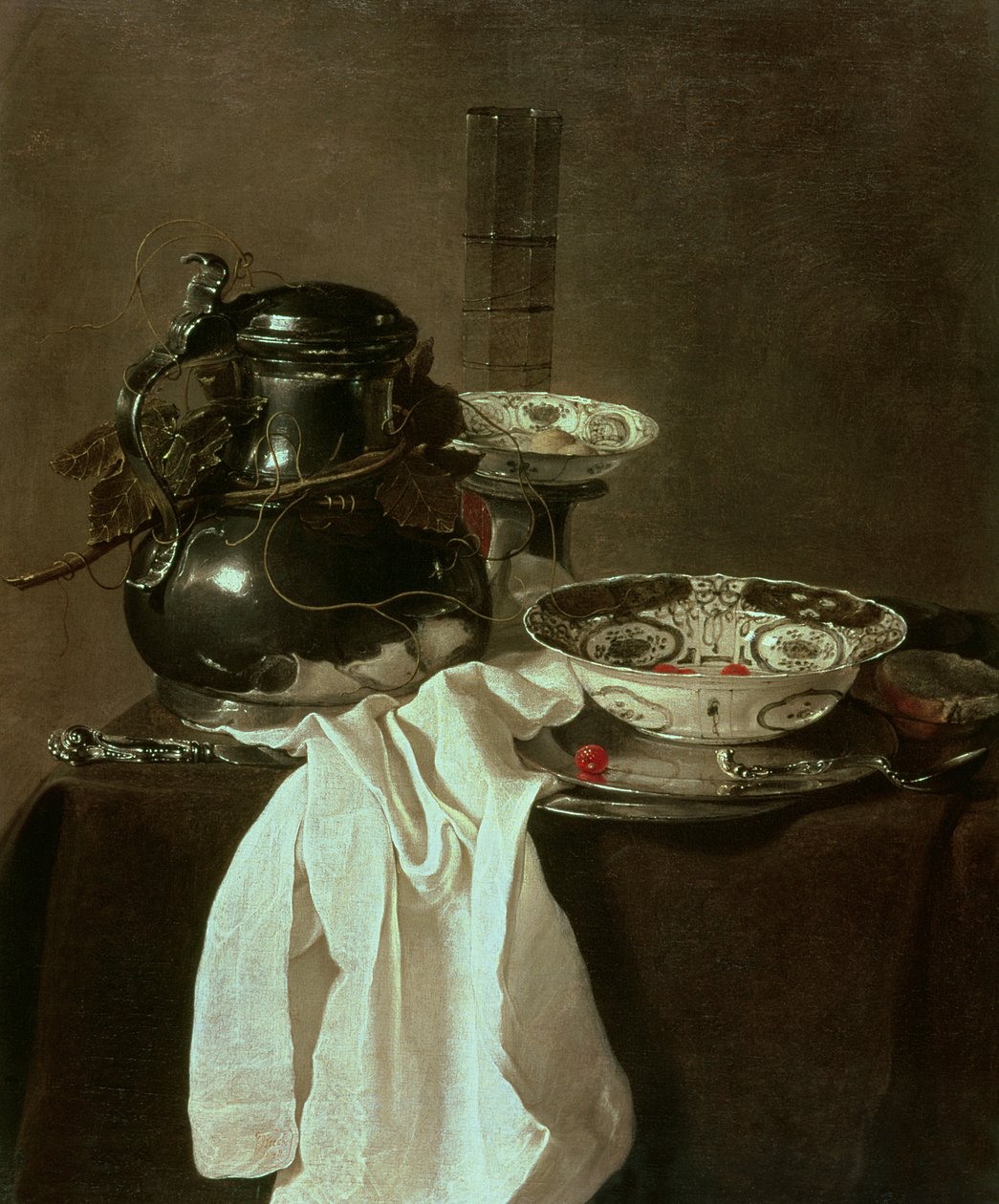Cín, Čína a sklo, 1649 od Jan Jansz Treck