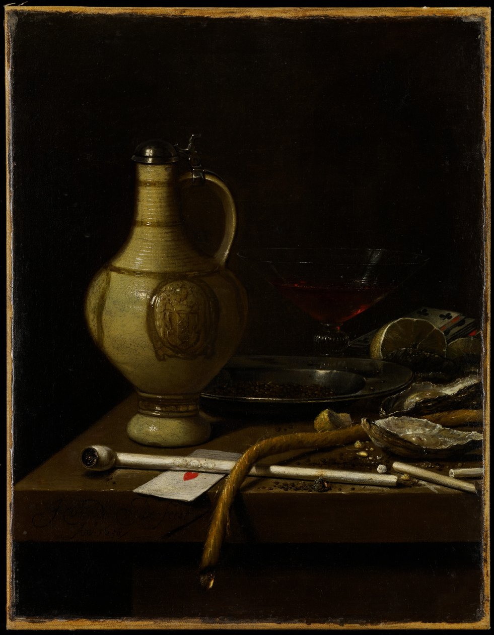 Zátiší, 1658 od Jan Jansz. van de Velde