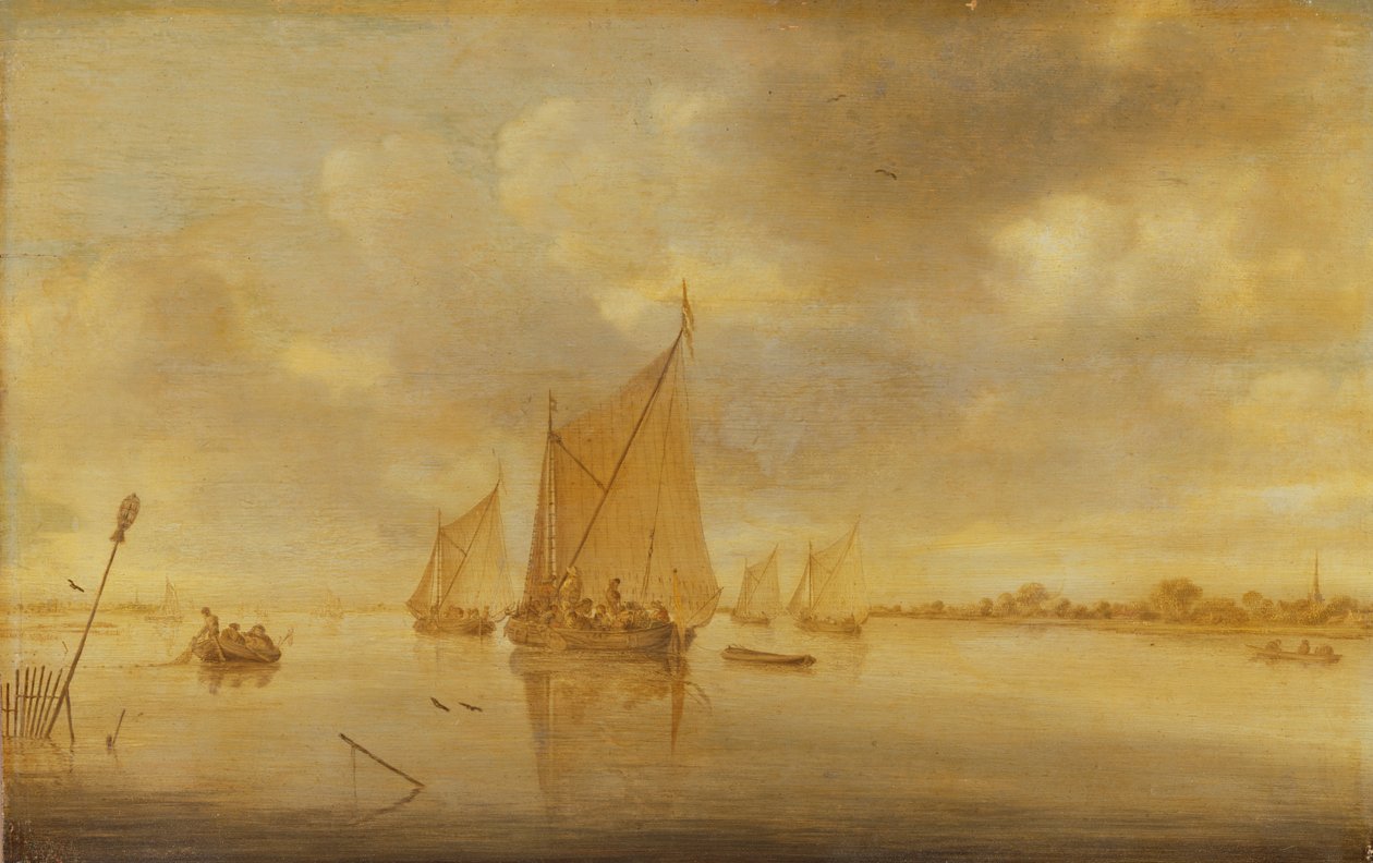 Pohled na řeku Maas od Jan Josephsz van Goyen