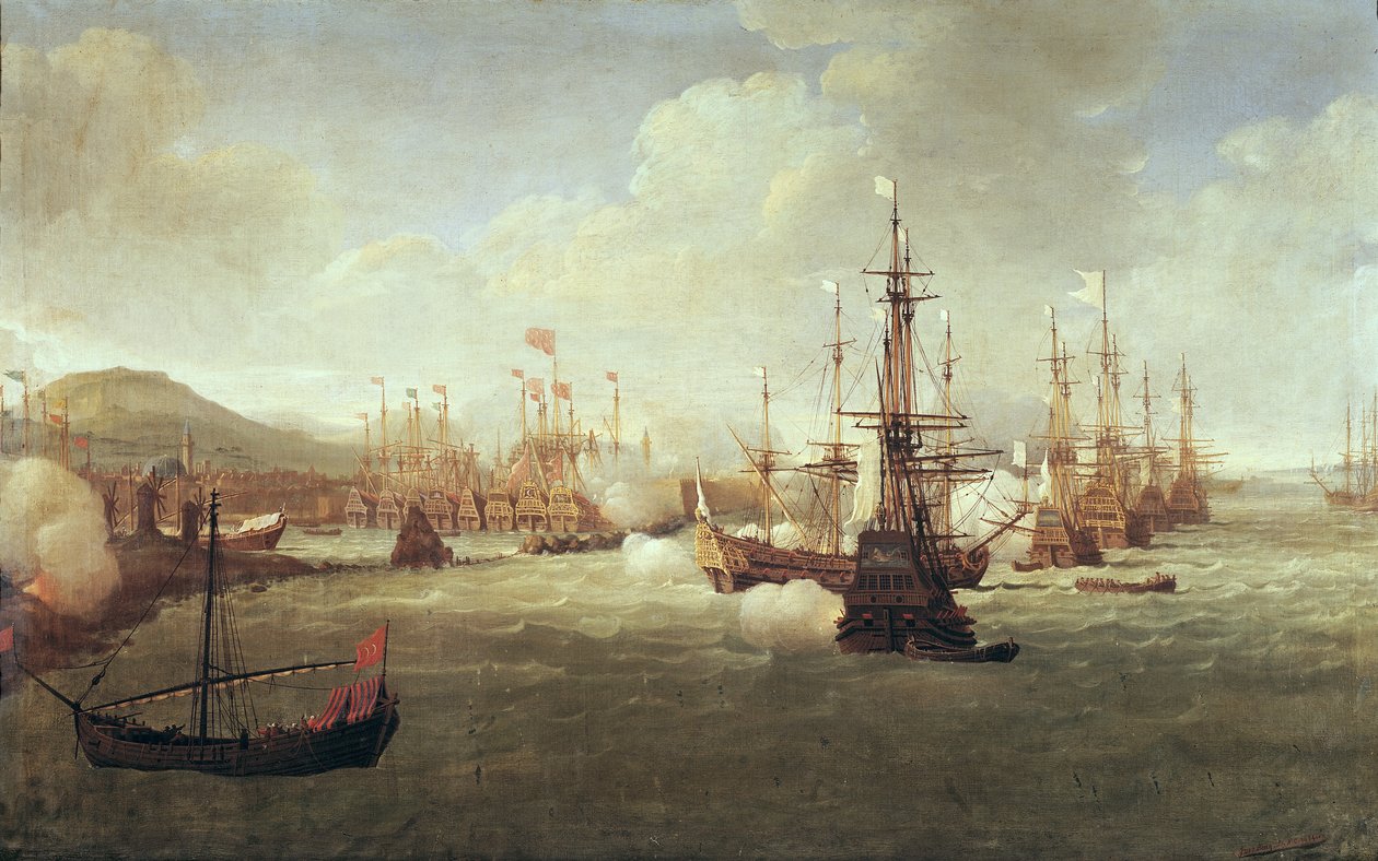Abraham Duquesne (1610-88) na Chiosu, po roce 1681 od Jan Karel Donatus van Beecq