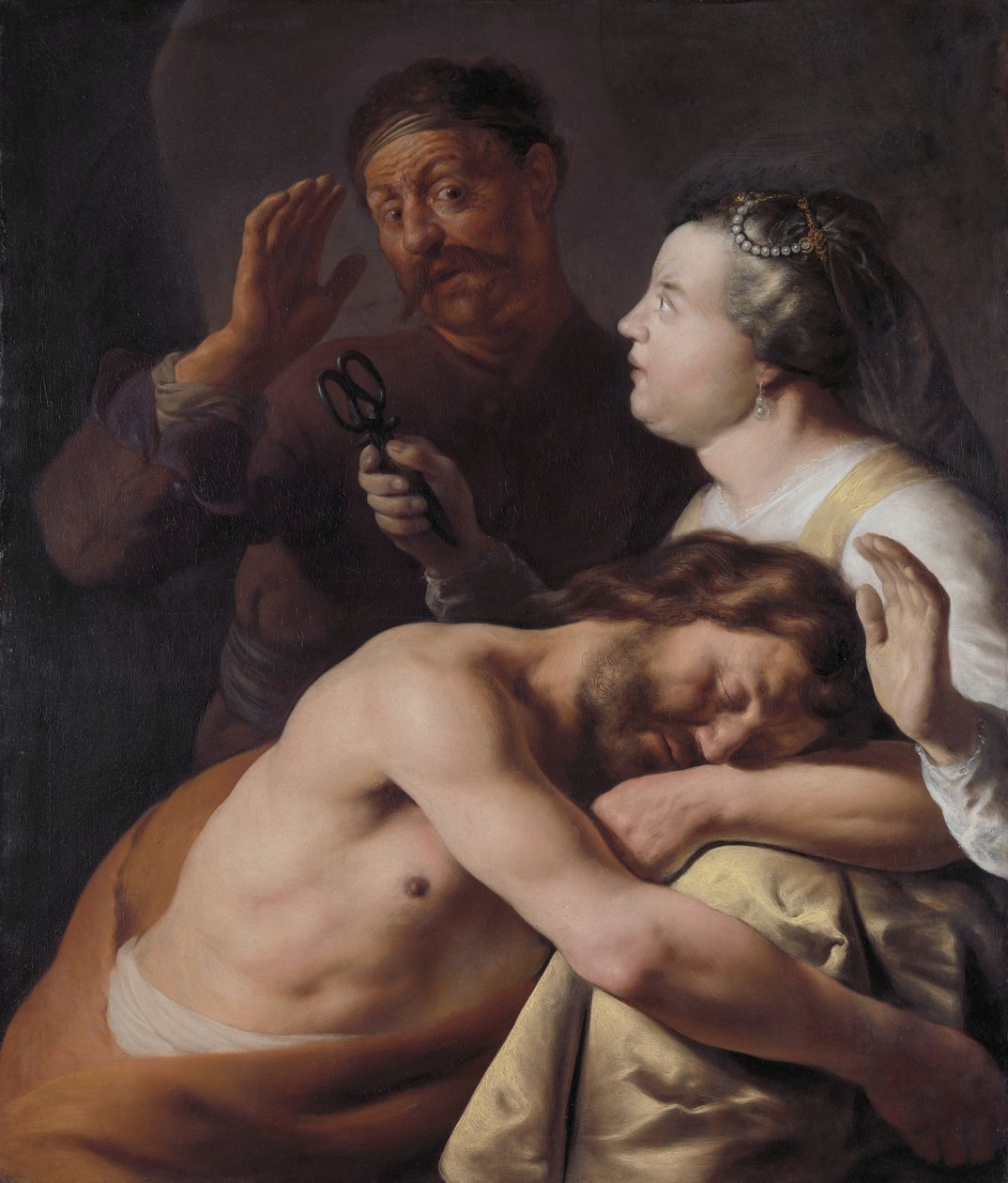 Samson a Delilah od Jan Lievens