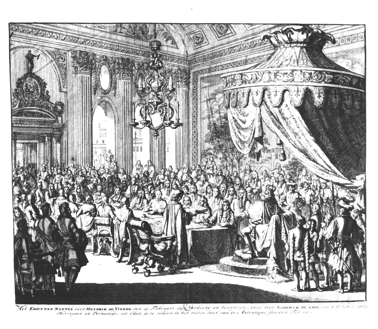 Odvolání ediktu z Nantes dne 22. října 1685 od Jan Luyken