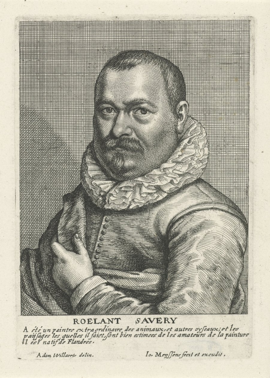 Portrét Roelanta Saveryho od Johannes Meyssens