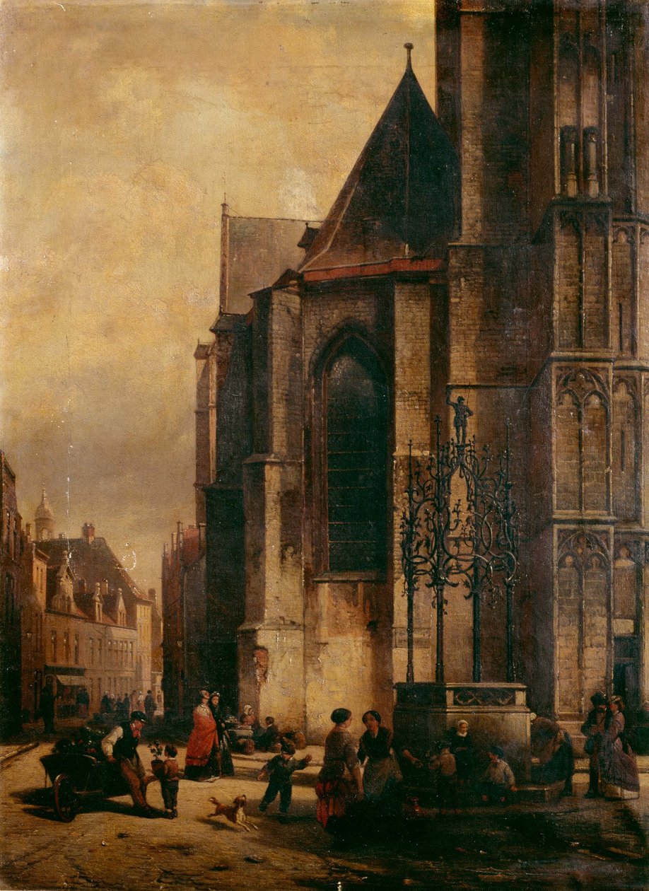 Studna Metsys v Antverpách od Jan Michiel Ruyten