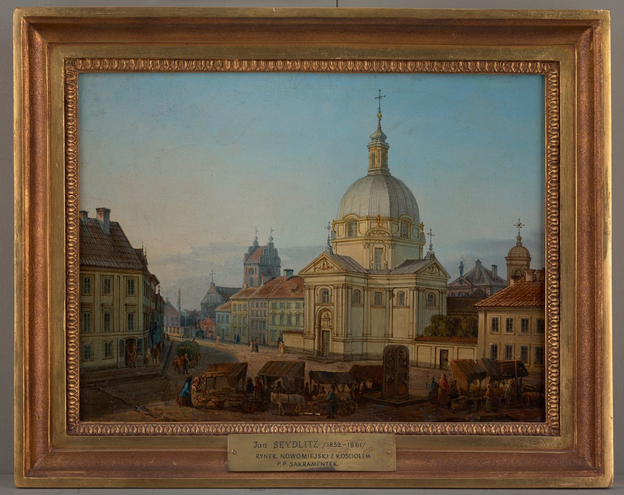 Novoměstské náměstí s kostelem svátostí, Jan Seydlitz, od Jan Seydlitz
