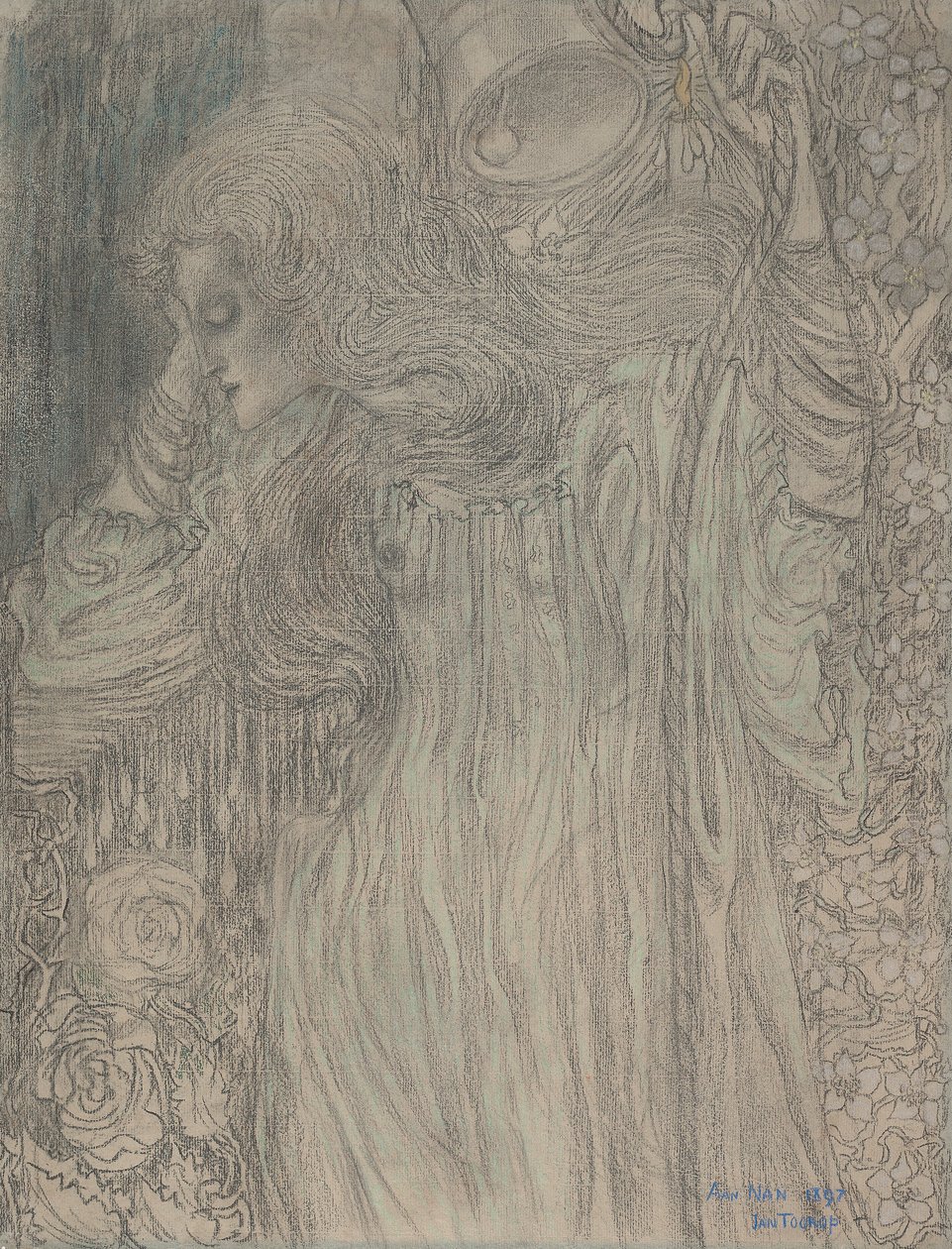 Snílek, c. 1897 od Jan Toorop