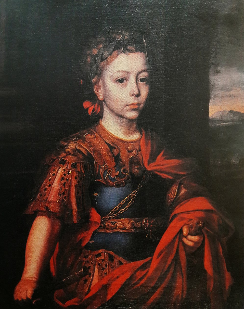 Portrét Jakuba Ludwika Sobieskiho v římském oblečení od Jan Tricius