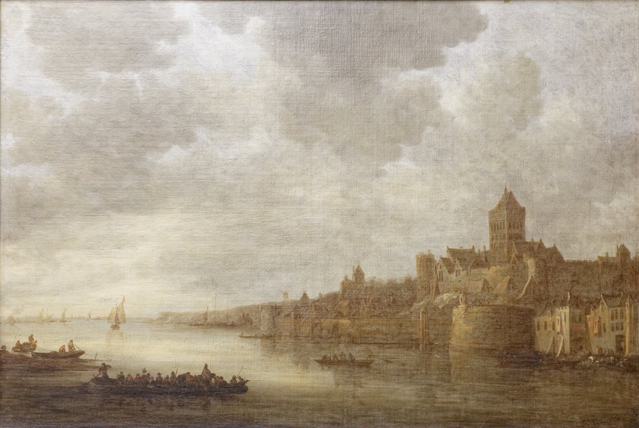 Pohled na nizozemské město Nijmegen od Jan Josephsz van Goyen