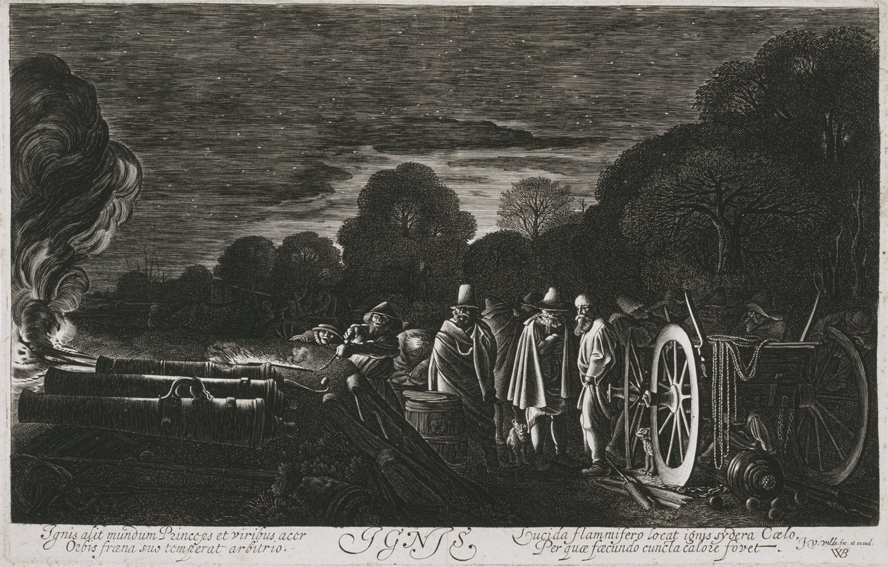 Oheň, c. 1614-1622 od Jan Van de Velde