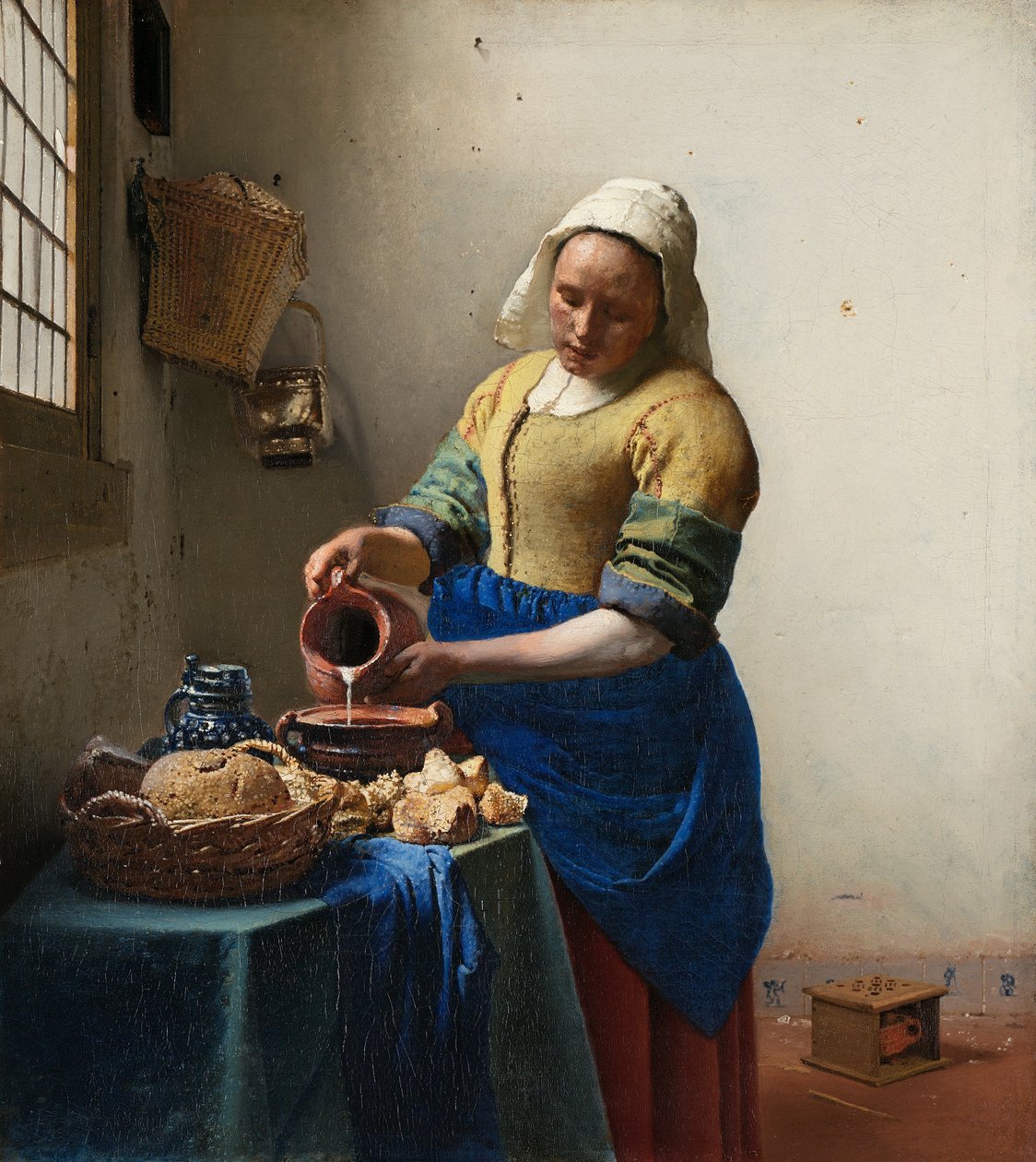 Dojička od Jan Vermeer van Delft