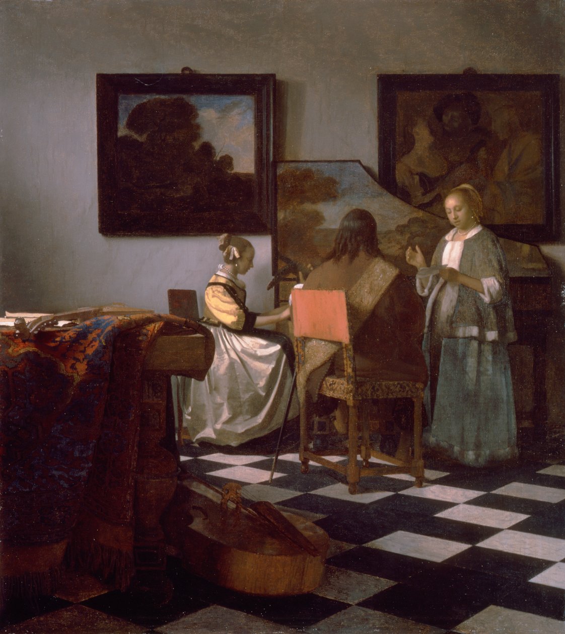 Koncert od Jan Vermeer van Delft