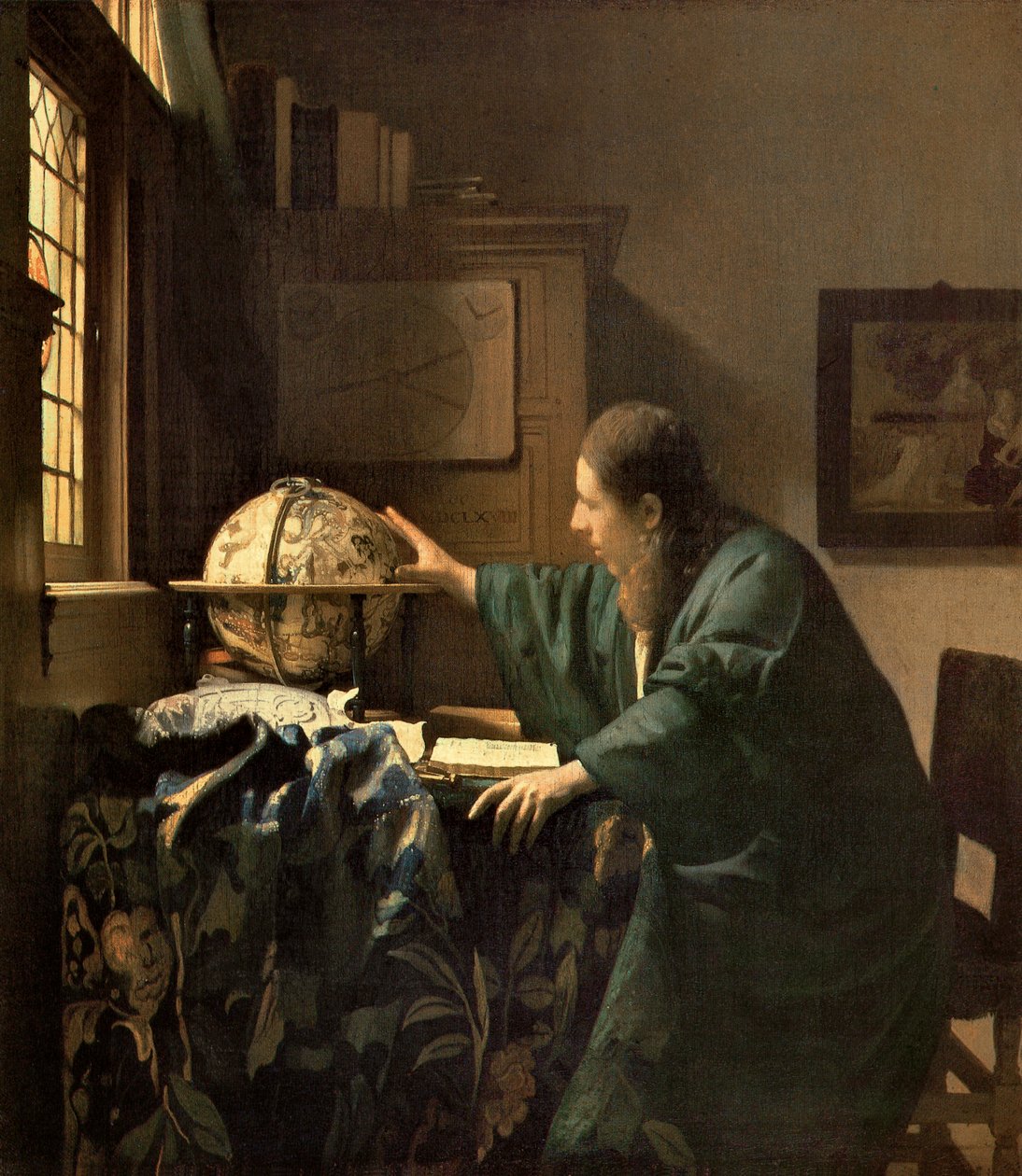 Astronom od Jan Vermeer van Delft