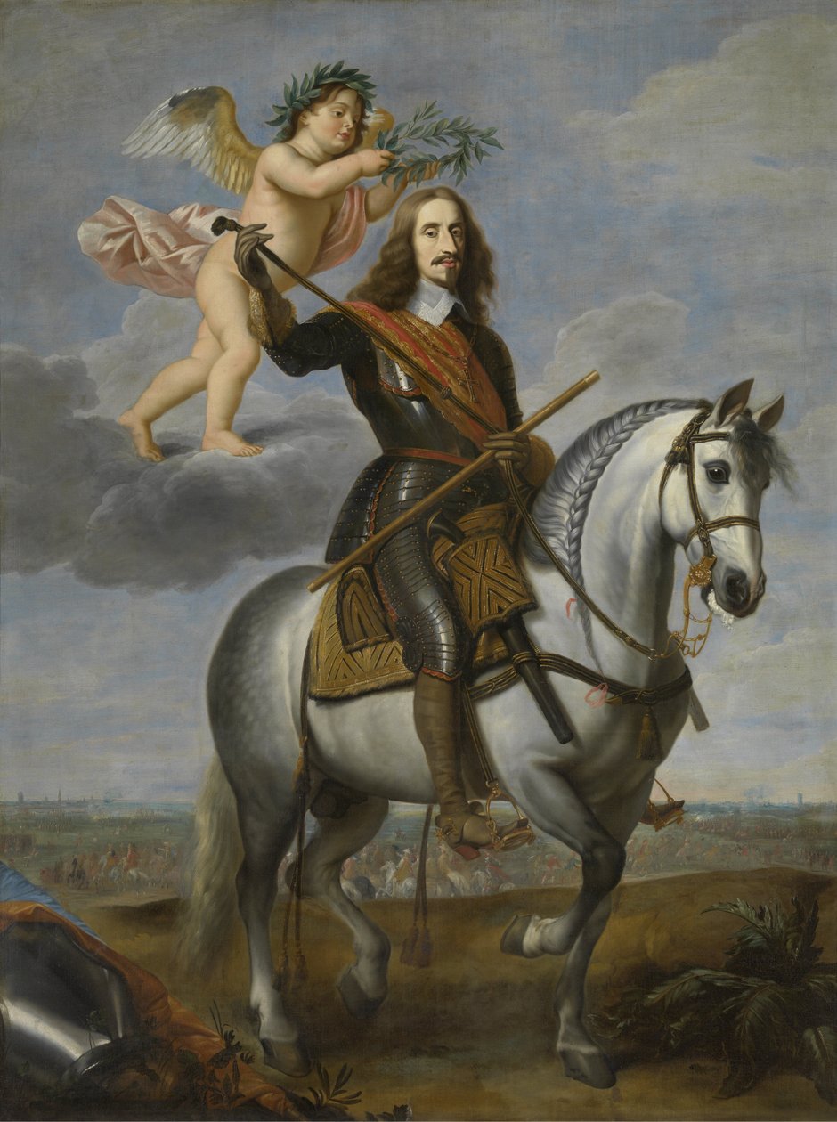 Jezdecký portrét arcivévody Leopolda Wilhelma (1614-1662) od Jan den van Hoecke