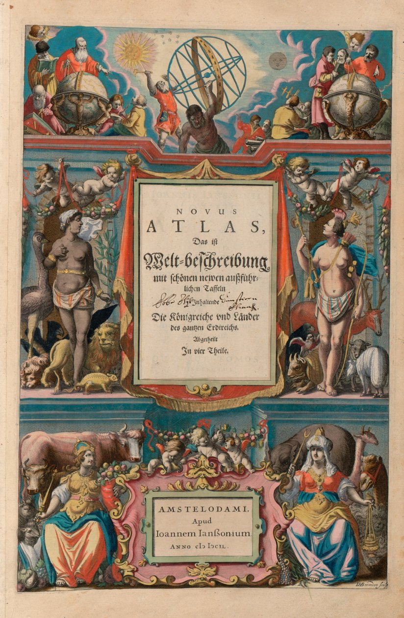 Novus atlas od Jan og Jodocus Hondius Janssonius