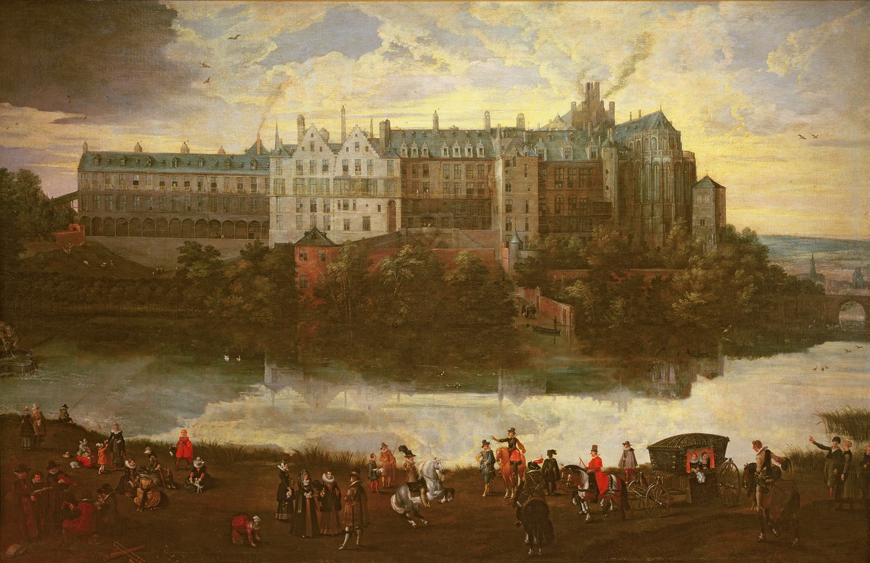 Zámek Tervuren v Bruselu od Jan the Elder Brueghel