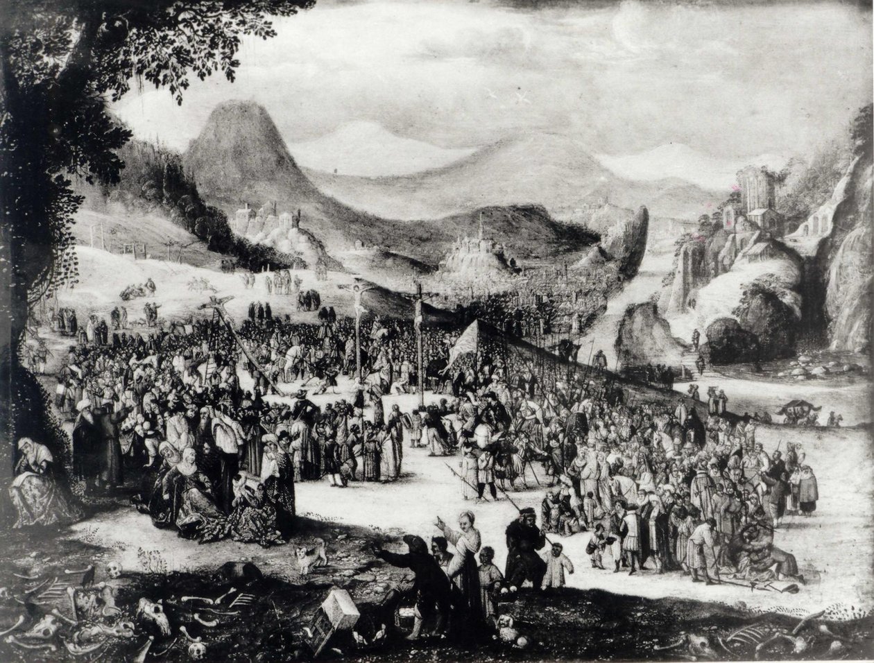 Ukřižování od Jan the Elder Brueghel