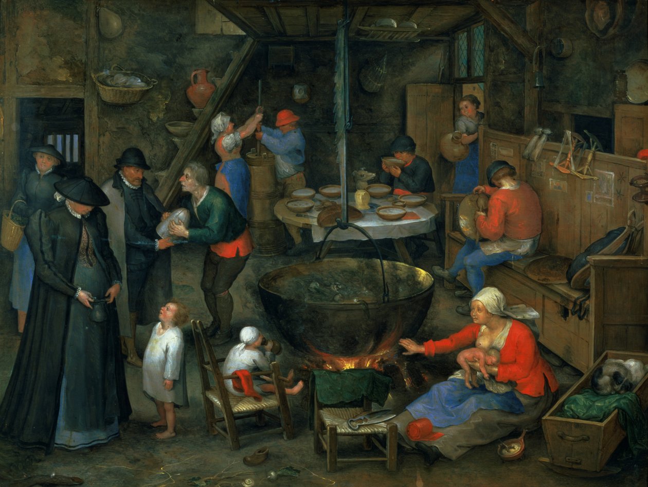 Vážený návštěvník od Jan the Elder Brueghel
