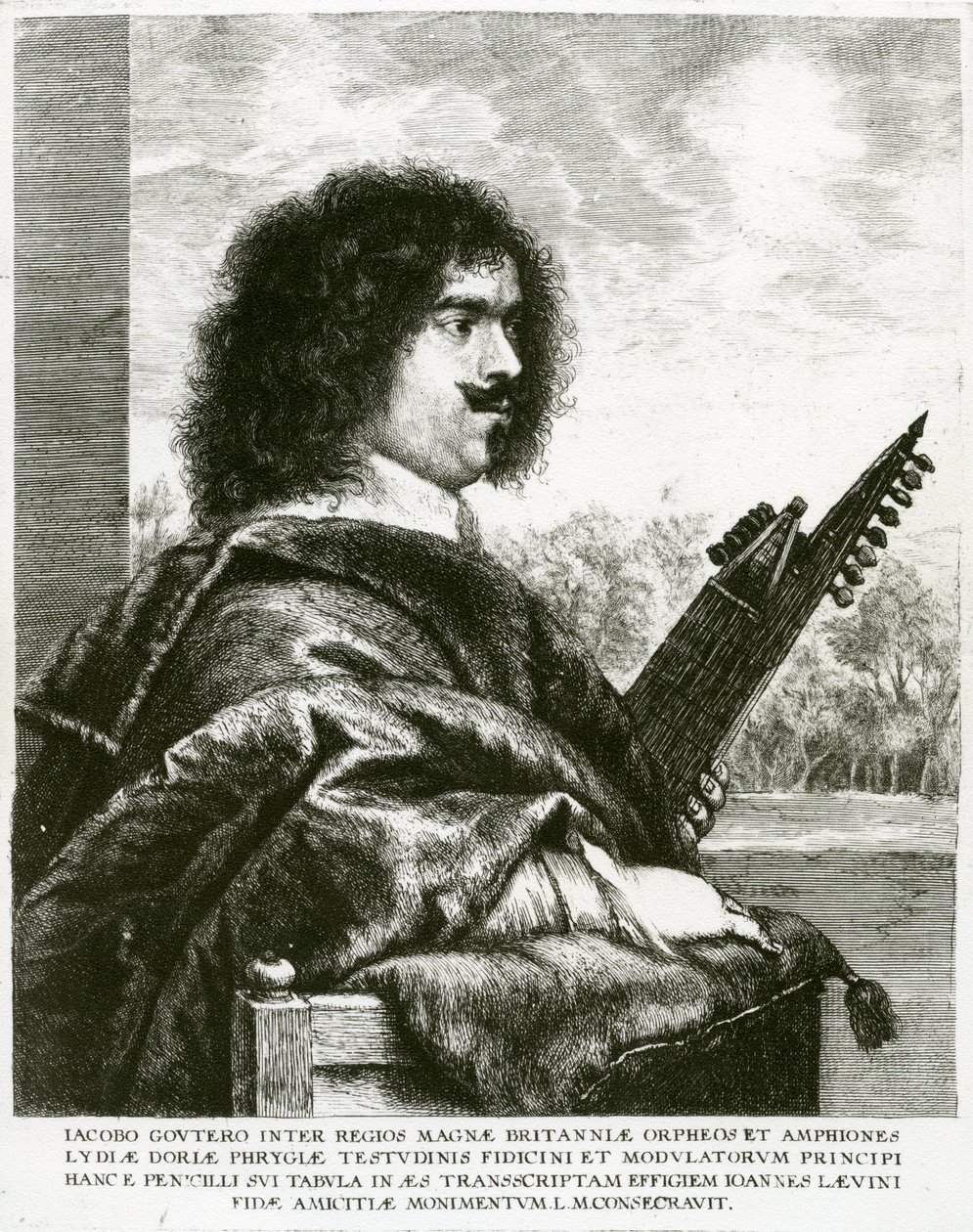 Jacques Gaultier (asi 1600-52) asi 1630 od Jan the Elder Lievens