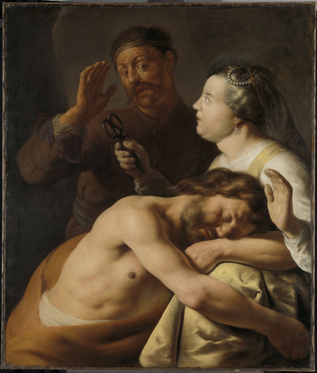Samson a Dalila, 1630-35 od Jan the Elder Lievens