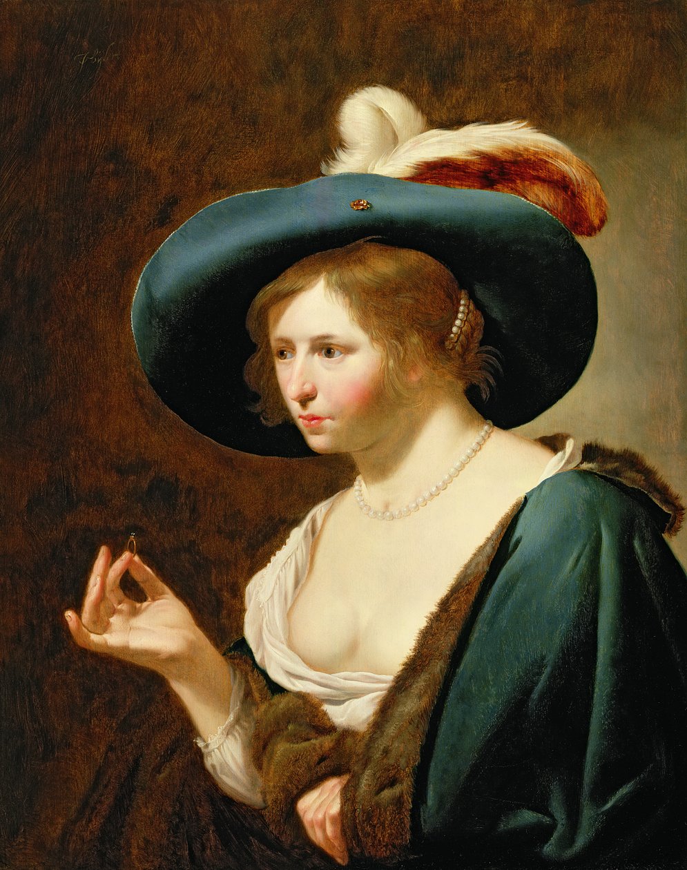 Zasnoubení: Nevěsta, kolem 1630 (pár 42 407) od Jan van Bijlert or Bylert