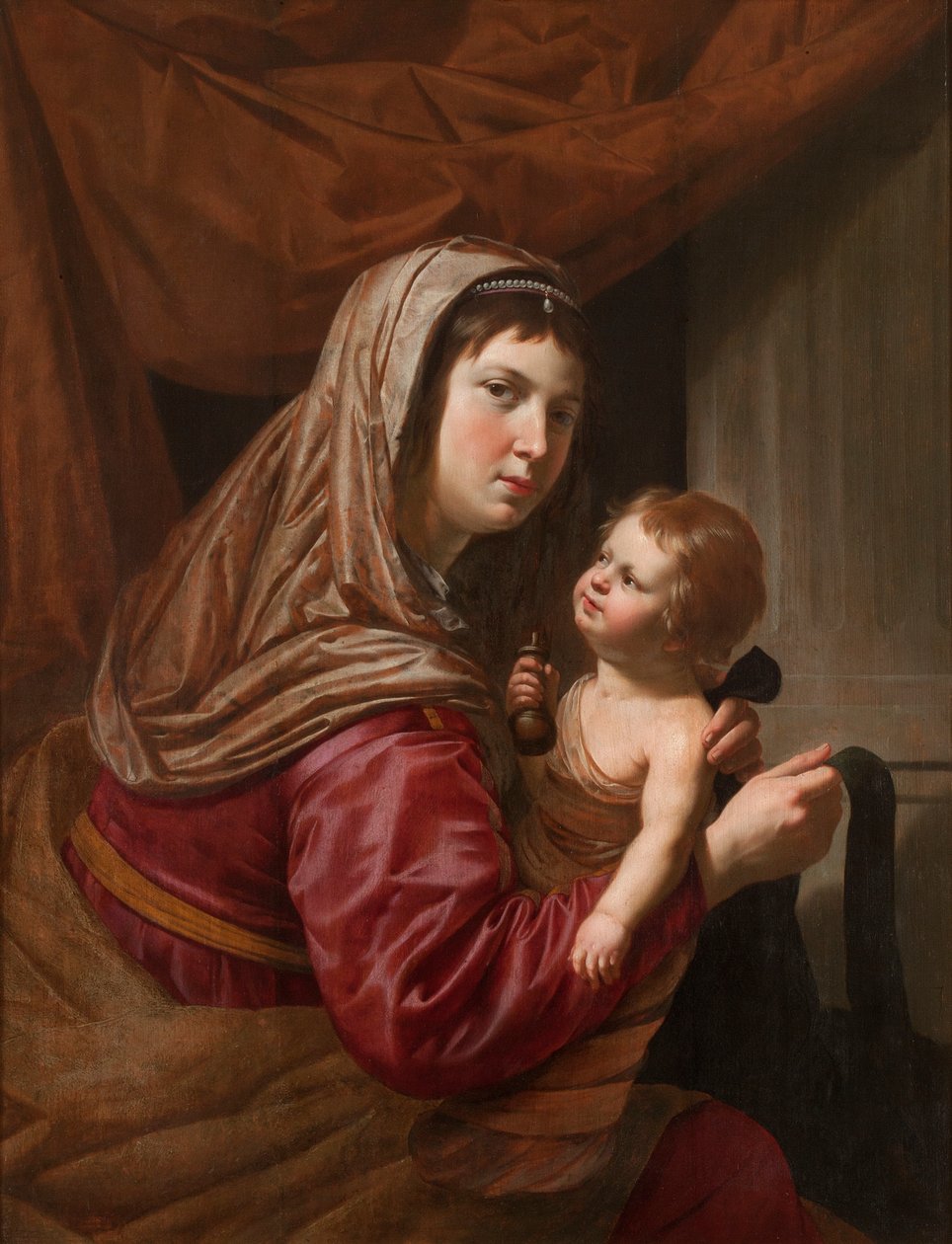 Panna a dítě od Jan van Bijlert or Bylert