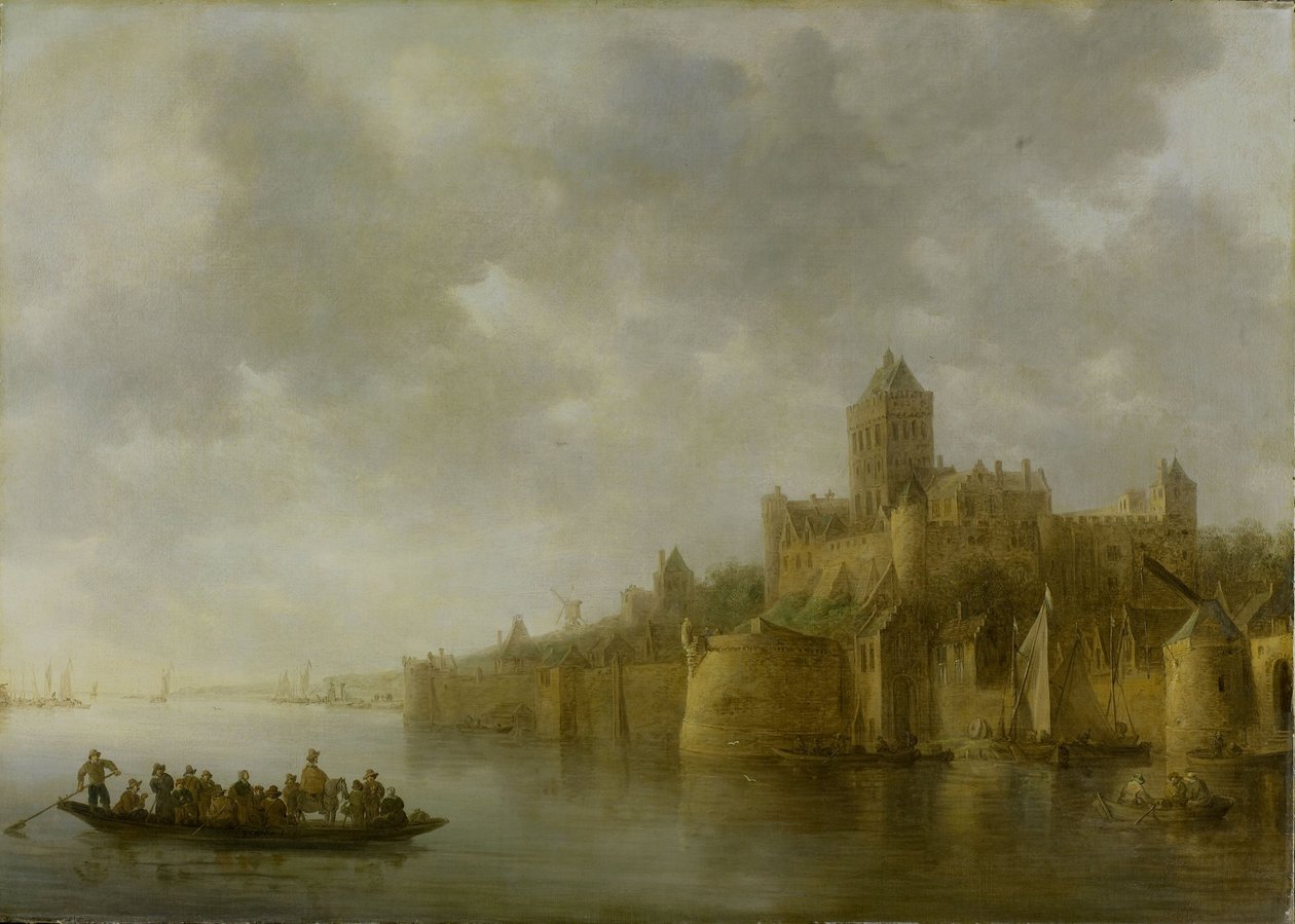Valkhof v Nijmegenu od Jan Josephsz van Goyen