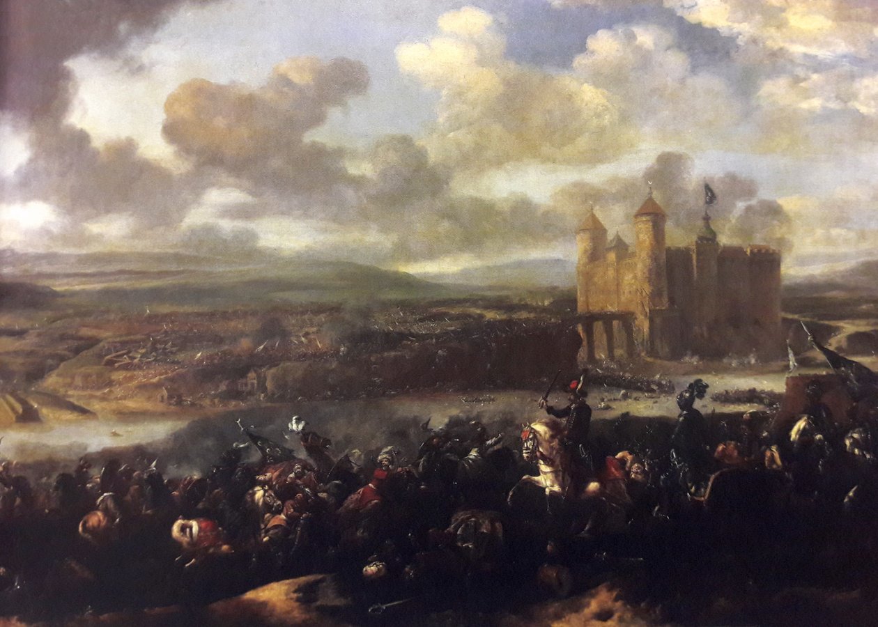 Bitva u Chotynu v roce 1673 od Jan van Huchtenburgh