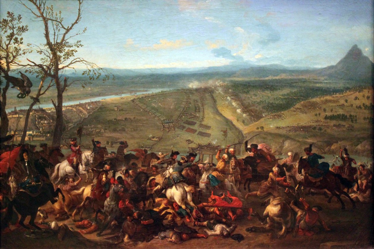 Prince Eugen Savoye zajme Bělehrad 16. srpna 1717 od Jan van Huchtenburgh
