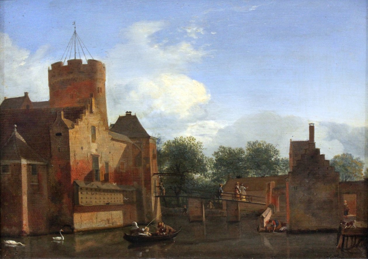 Hrad Loenersloot v Holandsku od Jan van der Heyden