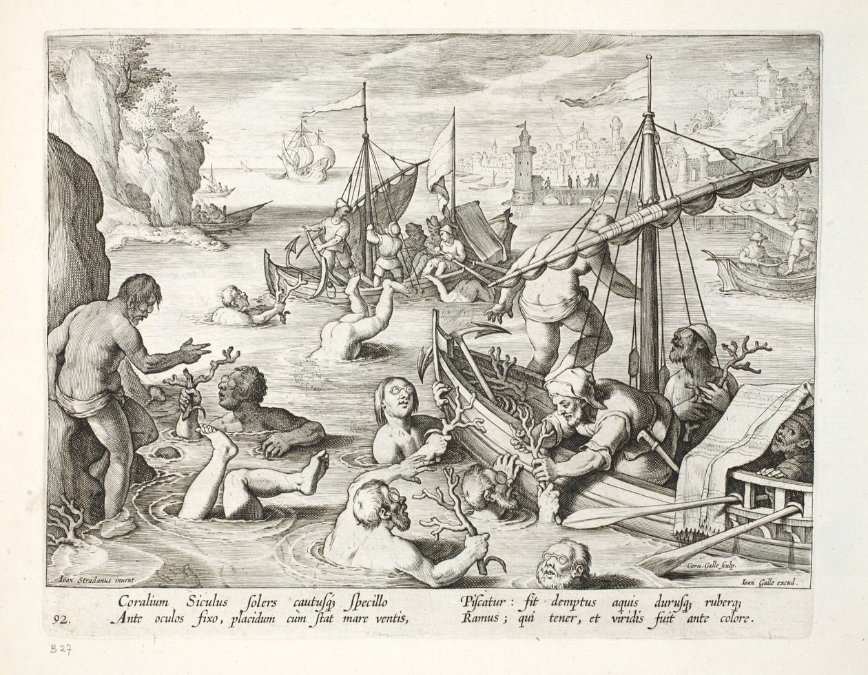 Diving for Coral, TD 92, ilustrace z 