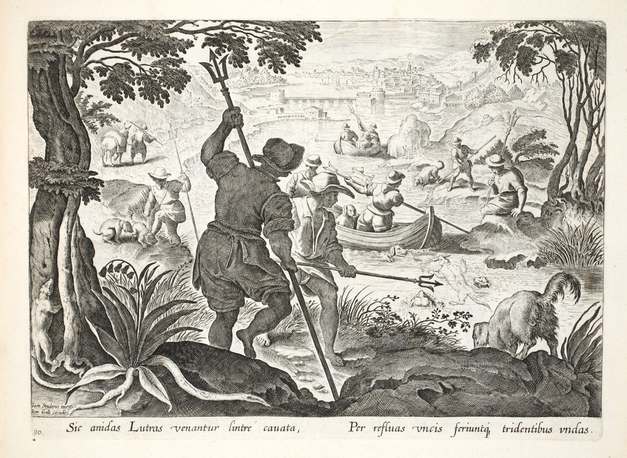 Rybaření s trojzubci, TD 90, ilustrace z 