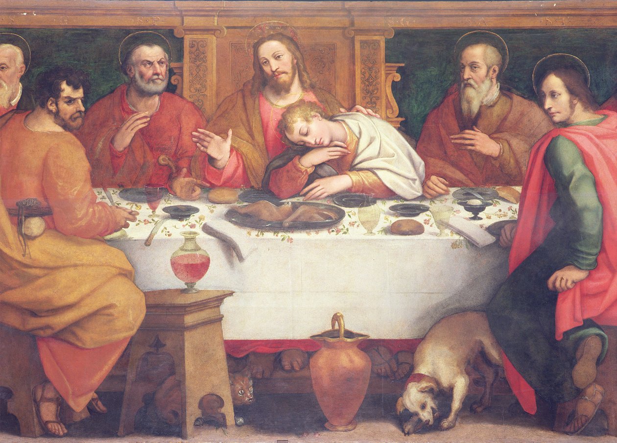 Poslední večeře od Jan van der Straet