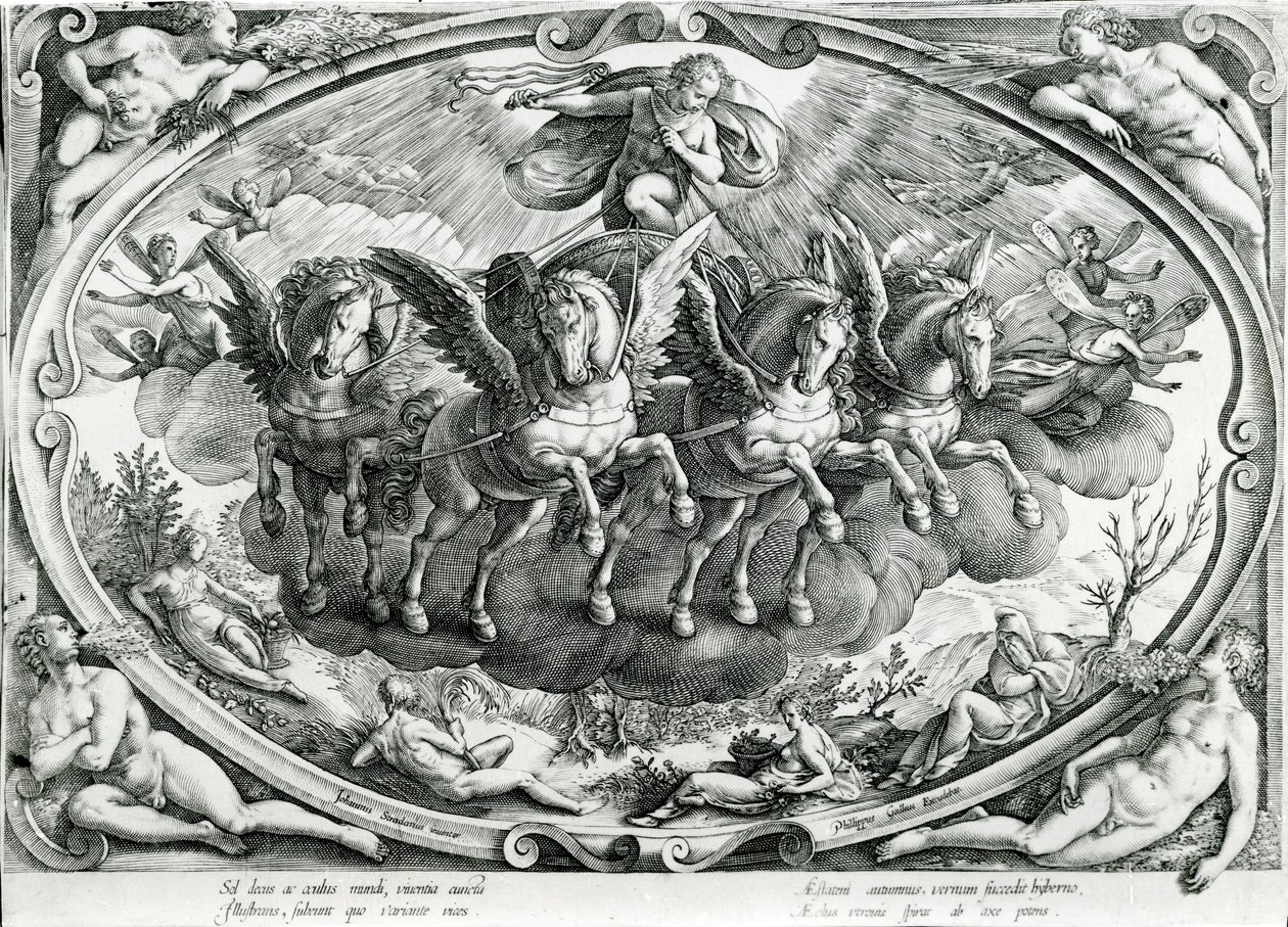 Slunce, 16. století od Jan van der Straet