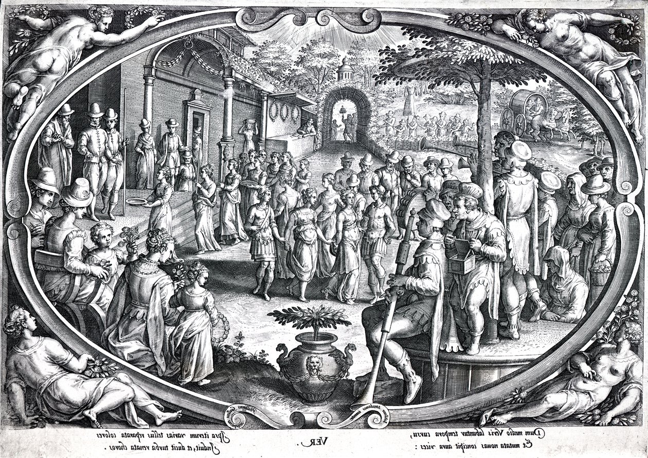 Ver, ryl Philip Galle, kolem roku 1580 od Jan van der Straet