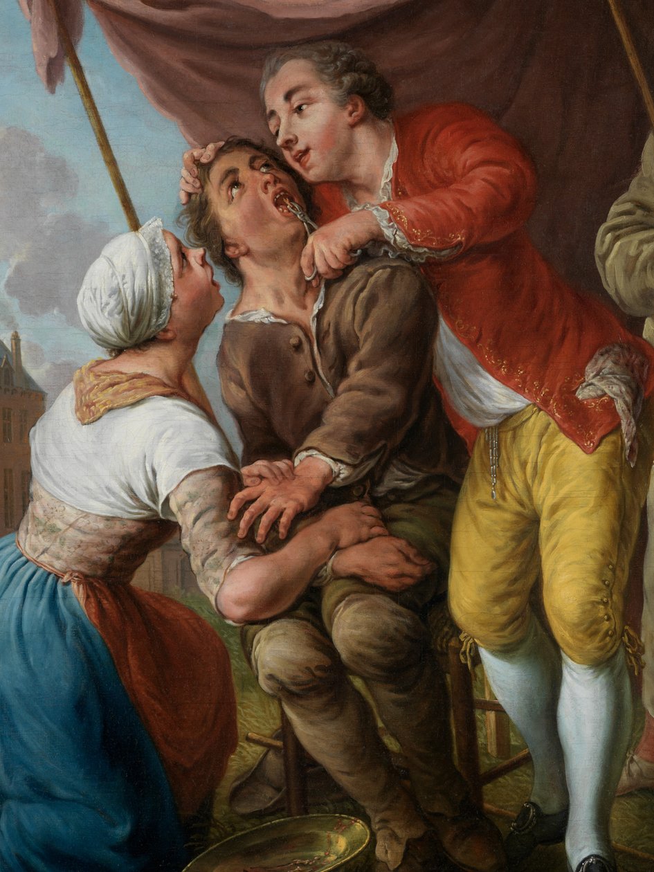 Detail zubaře 