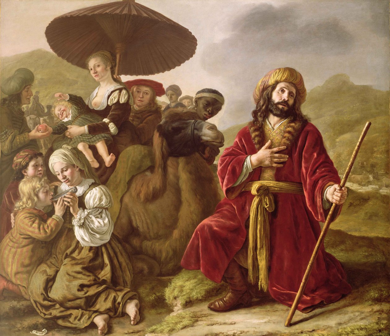 Jákob hledající Ezauovo odpuštění od Jan (1620 76) Victors