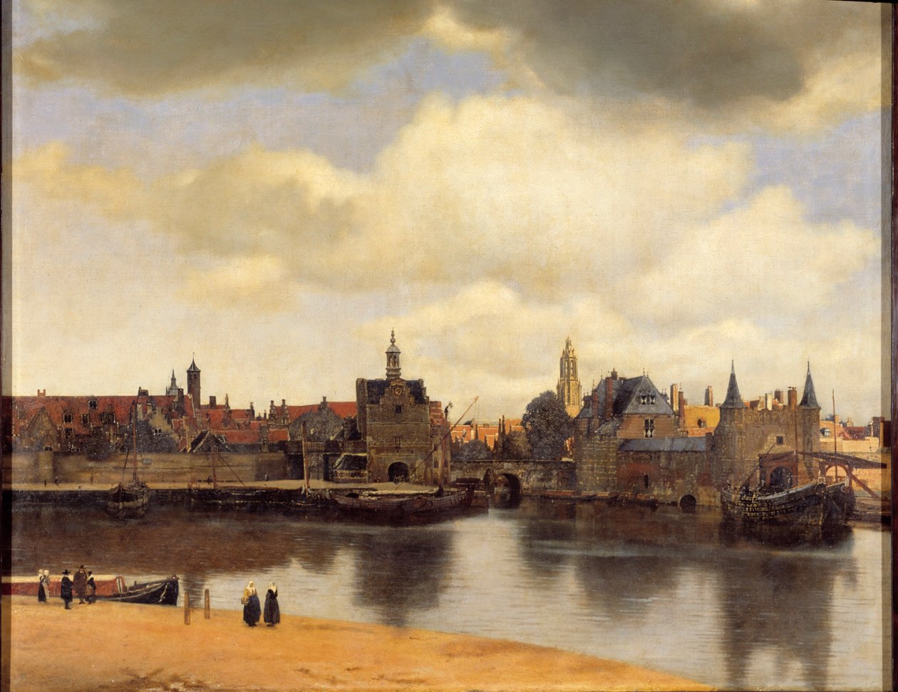 Pohled na město Delft od Jan (1632 75) Vermeer